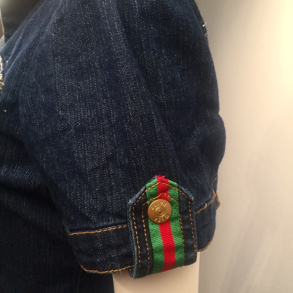 Vega. Jeans Denim Short Jumpsuit Sz M - Picture 4 of 8